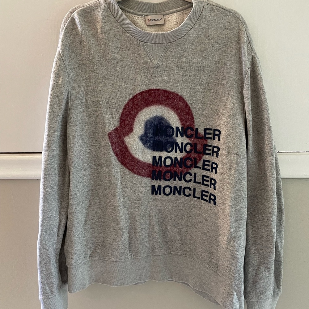 Moncler Men’s Large Logo Sweatshirt
